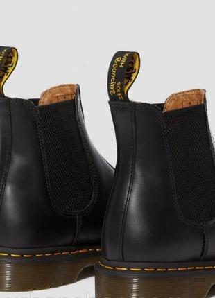 Черевики ботинки челсі dr.martens 2976 black smooth dm мартінси5 фото