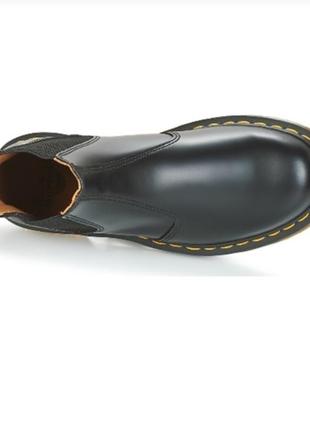 Черевики ботинки челсі dr.martens 2976 black smooth dm мартінси10 фото