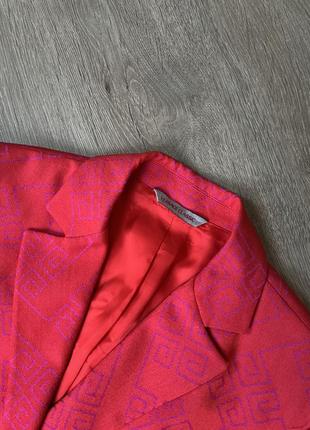 Versace classic вінтажний монограмний жакет піджак вовна2 фото