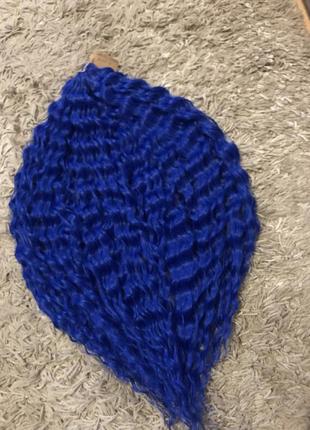 Афрокучері хвилька ariel, колір blue-21 фото