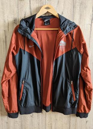 Ветровка б/у найк nike as roma windrunner aj3298-010 размер s