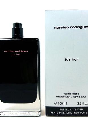 Narciso rodriguez for her (нарцисо родрігес фо хе) туалетна вода тестер, 100 мл1 фото