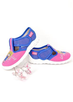 Дитячі тапочки waldi на дівчинку (рр. 21-27) фото №2 дитячі тапочки waldi на дівчинку (рр. 21-27) фо