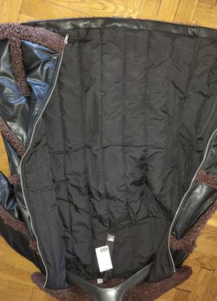 Шикарная удлиненная деми куртка тедди от h&amp;m5 фото