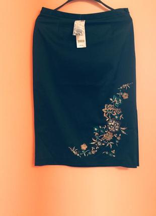 Юбка шелковая