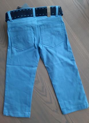 Штани для хлопчика 2а/86-97см  блакитні trasluz. spain2 фото