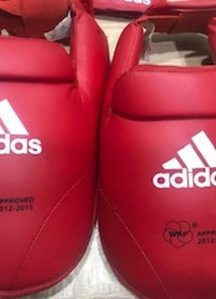 Перчатки adidas для каратэ wkf детские   и защита стопы(футы) размер s4 фото