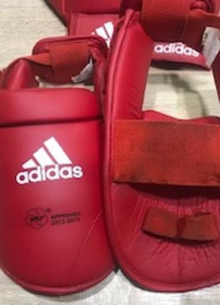 Перчатки adidas для каратэ wkf детские   и защита стопы(футы) размер s3 фото