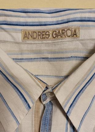 Якісна стильна брендова іспанська сорочка andres garsia