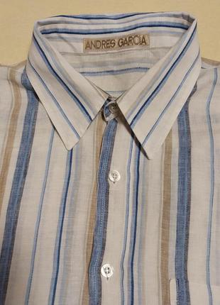 Якісна стильна брендова іспанська сорочка andres garsia