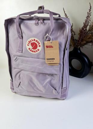 Лавандовий рюкзак fjallraven kanken 16 l1 фото