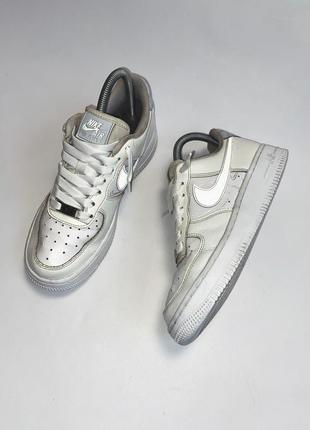 Кросівки nike air force 1 low reflective white1 фото