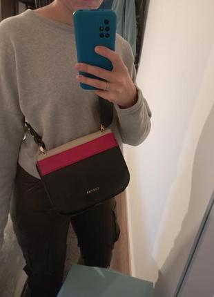 Сумка  cross body з широким поясом