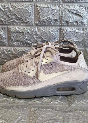 Кросівки nike air max 90 ultra 2.0 flyknit atmosphere grey(оригінал)