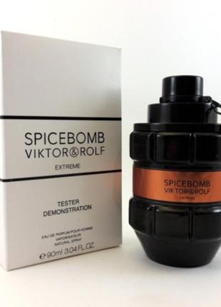 Тестер - парфумована вода viktor & rolf spicebomb extreme (віктор рольф спайсбомб екстрим), 90 мл