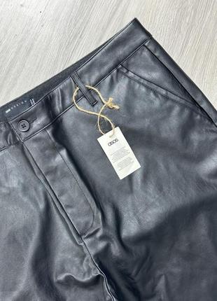 Крутые джинсы с кож зама asos качество 👍🏻7 фото