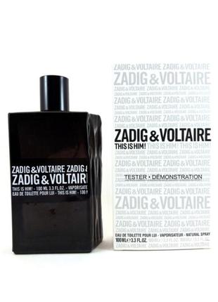 Zadig & voltaire this is him туалетна вода тестер, 100 мл