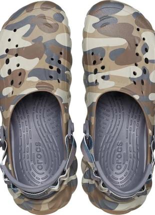 Сабо crocs echo camo redux, м74 фото