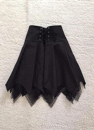 Нова готична спідничка зі шнурівкою розмір м