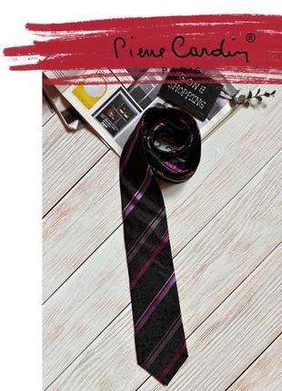 Шикарний шовковий галстук / краватка pierre cardin (оригінал)