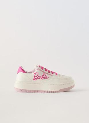 Кросівки на дівчинку білі barbie™ mattel zara3 фото
