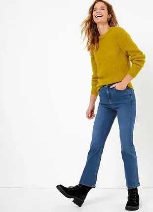 Фирменные укороченые стрейчевые джинсы стрейч2 фото