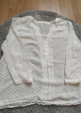 🩶🩶🩶симпатична шовкова святкова блуза в пупиришки