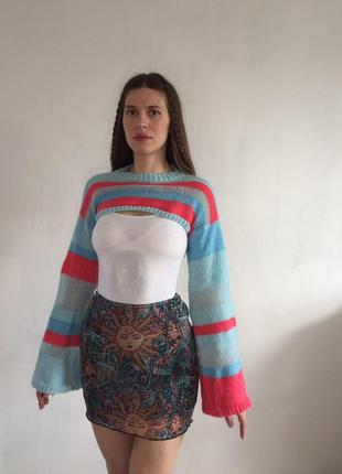 Топ вязаный shein