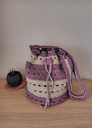 Ажурна сумочка-торба