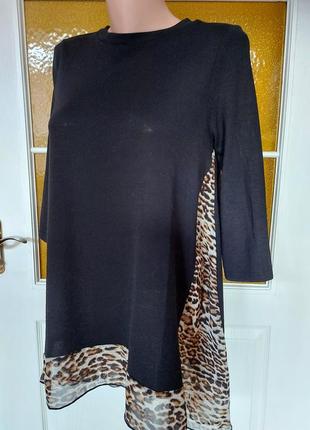 Стильна туніка/леопардовий принт.