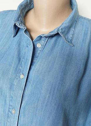 💣 стильна  голуба сорочка/ пончо,блуза,5 фото