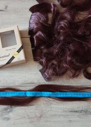 Накладные пряди тресы salon confidential clip in hair extensions cherry brown