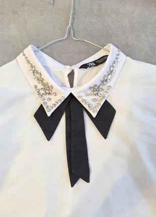 Zara блуза сорочка s3 фото