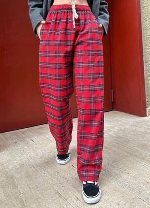 Штани брюки у клітинку унісекс
