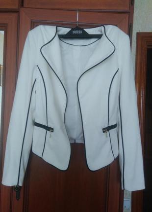 Пиджак белый h&m