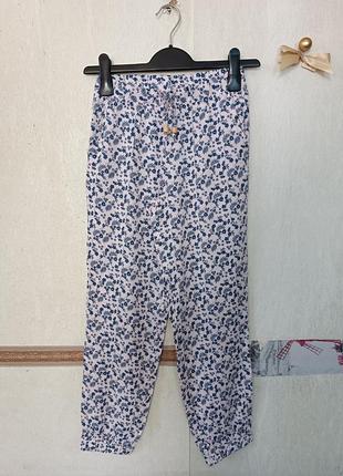Легкі піжамні штани р.134-140 з віскози1 фото