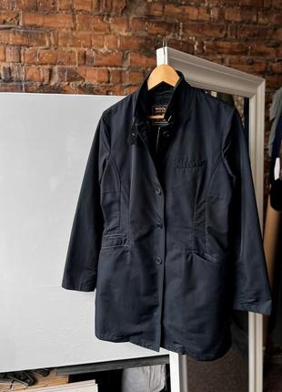 Woolrich women’s premium dark blue full zip jacket button жіноча, преміальна куртка