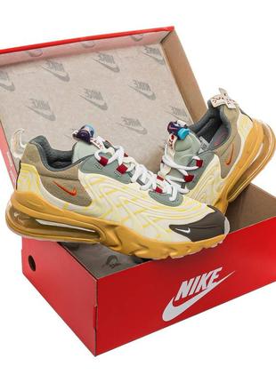 Nike air max 270 react travis scott коричневі та є сірі2 фото