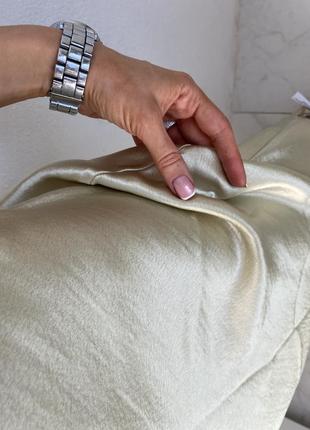 Жемчужное сатиновое бельевое платье миди макси asos5 фото