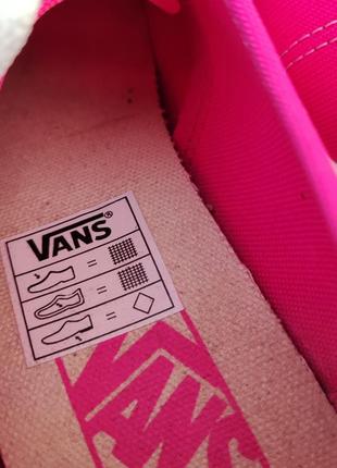 Vans кеди ванси малинові6 фото