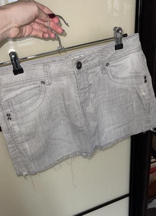 Оригінальна спідниця джинсова спідничка юбка3 фото