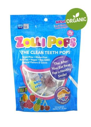 Zollipops, леденцы для чистки зубов, 147 г