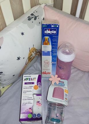 Бутилочки, пшяшечки для годування avent philips chicco babylove.1 фото