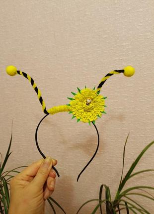 Обруч бджілка дівчаткам до костюма бджілка бджола оса джміль