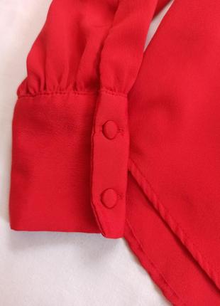 Красная блуза h&m