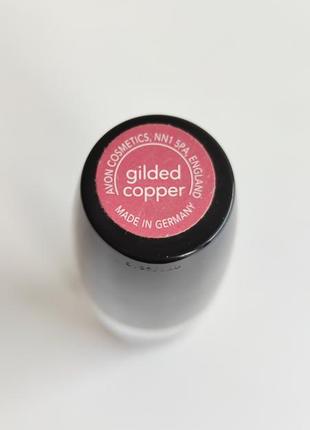 Увлажняющая помада бпльзам  для губ от эйвон avon gilded copper5 фото