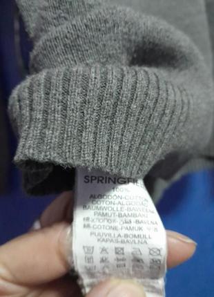 Котоновий светер,springfield6 фото