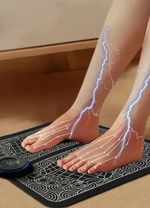 Масажний килимок-міостимулятор для стоп ems foot massager