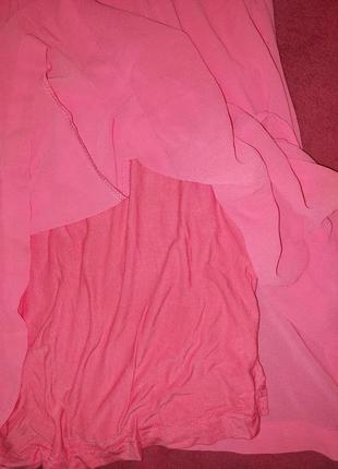 Рожевий сарафан для вагітних3 фото