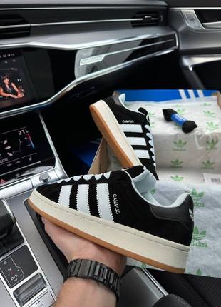 Adidas campus 00s black gum - кросівки чоловічі чорні2 фото